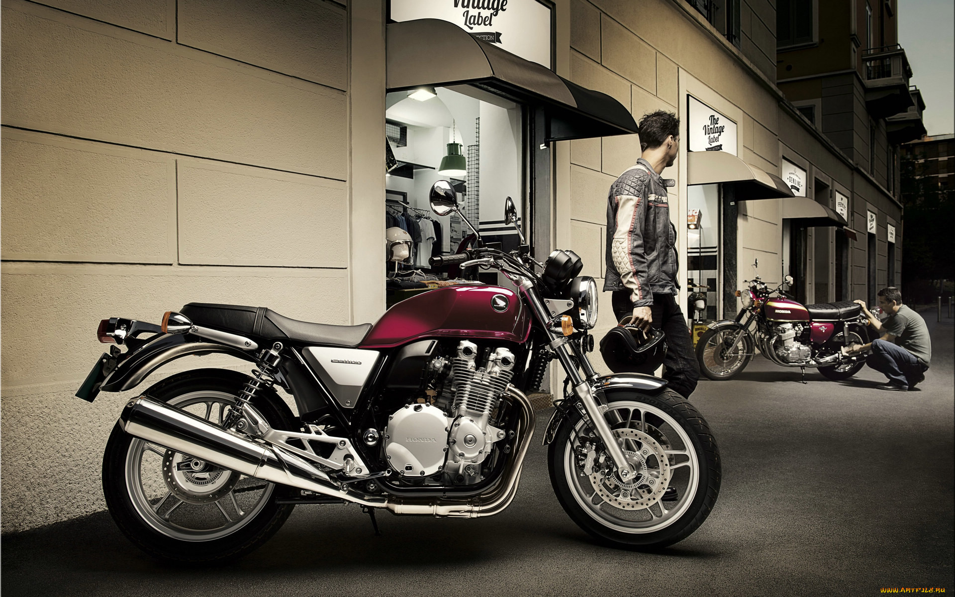 , honda, cb, 1100, motorcycle